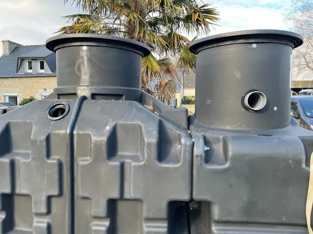 Récupération de l'eau de pluie à Coëtmieux